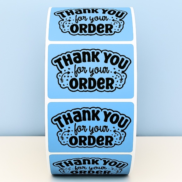 Thank You For Your Order Stickers Labels Packaging Small Business - Picture 10 of 11